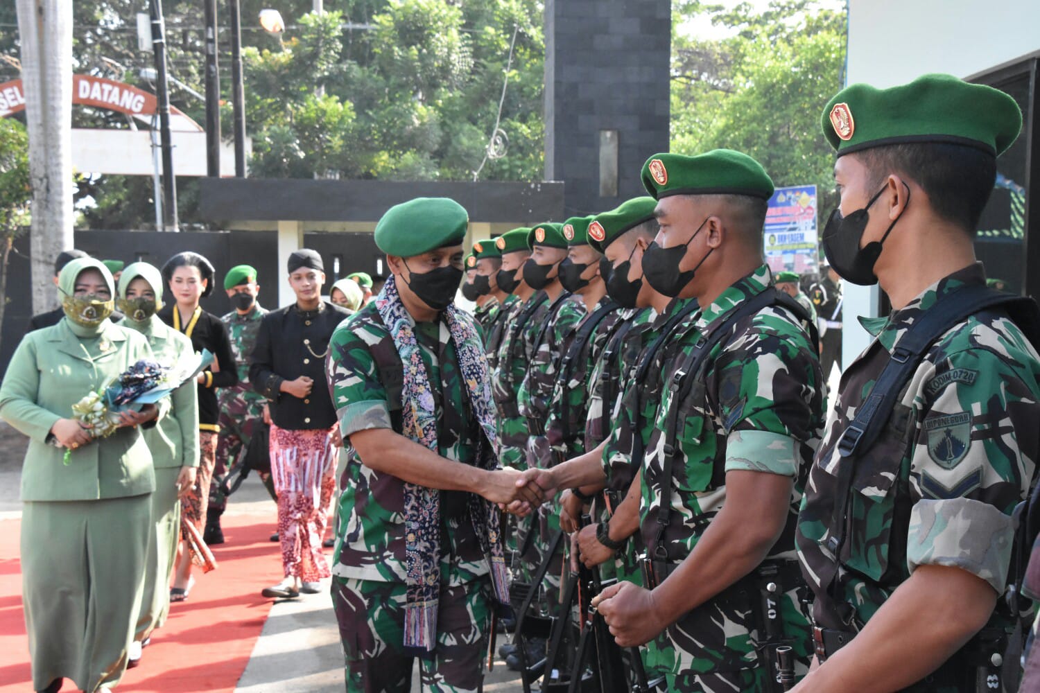 Kunker Perdana, Danrem 073/MKT Berikan Pengarahan Kepada Prajurit Kodim 0720/Rembang